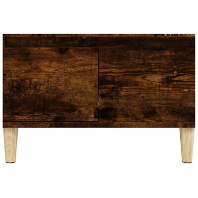 vidaXL Couchtisch Räuchereiche 55x55x36,5 cm Holzwerkstoff