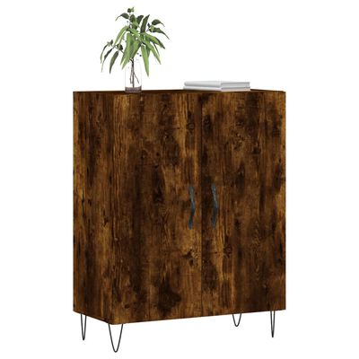 vidaXL Sideboard Räuchereiche 69,5x34x90 cm Holzwerkstoff