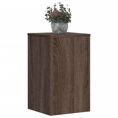 vidaXL Pflanzenständer 2 Stk. Braun Eiche 30x30x50 cm Holzwerkstoff