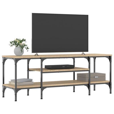 vidaXL TV-Schrank Sonoma-Eiche 121x35x45 cm Holzwerkstoff & Eisen