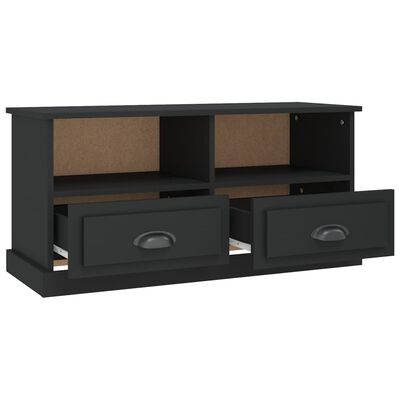 vidaXL TV-Schrank Schwarz 93x35,5x45 cm Holzwerkstoff