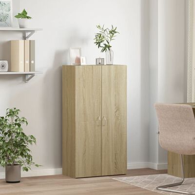 vidaXL Aktenschrank Sonoma-Eiche 60x32x115 cm Holzwerkstoff