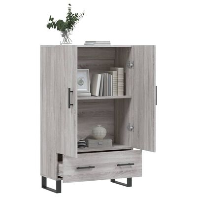 vidaXL Highboard Grau Sonoma 69,5x31x115 cm Holzwerkstoff