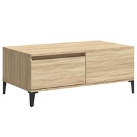 vidaXL Couchtisch Sonoma-Eiche 90x50x36,5 cm Holzwerkstoff