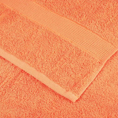 vidaXL Premium-Handtücher SOLUND 4 Stk. Orange 50x100 cm 600 g/m²