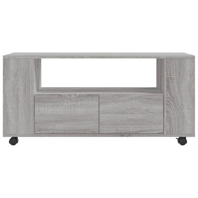 vidaXL TV-Schrank Grau Sonoma 102x34,5x43 cm Holzwerkstoff