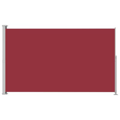 vidaXL Seitenmarkise Ausziehbar 220x300 cm Rot