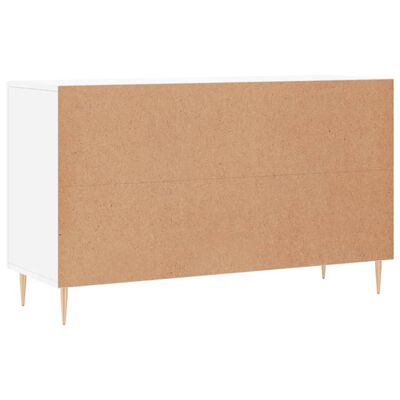 vidaXL Sideboard Hochglanz-Weiß 100x36x60 cm Holzwerkstoff