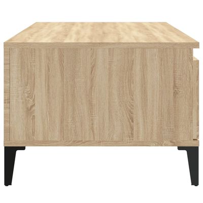 vidaXL Couchtisch Sonoma-Eiche 90x50x36,5 cm Holzwerkstoff