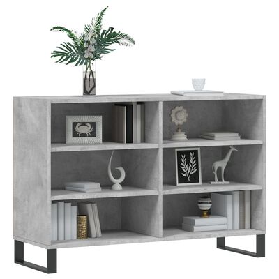 vidaXL Sideboard Betongrau 103,5x35x70 cm Holzwerkstoff