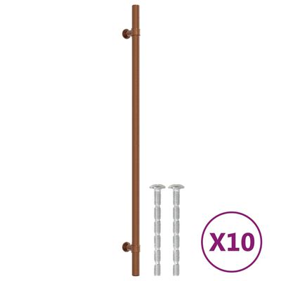 vidaXL Möbelgriffe 10 Stk. Bronzen 320 mm Edelstahl