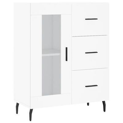 vidaXL Highboard Weiß 69,5x34x180 cm Holzwerkstoff