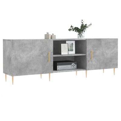 vidaXL TV-Schrank Betongrau 150x30x50 cm Holzwerkstoff