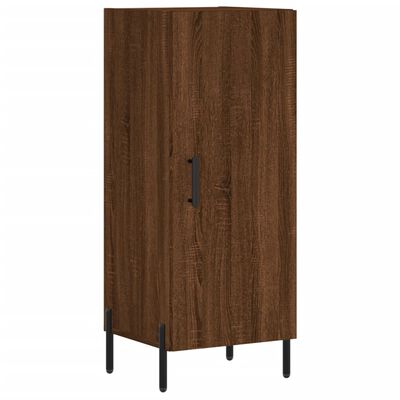 vidaXL Sideboard Braun Eichen-Optik 34,5x34x90 cm Holzwerkstoff