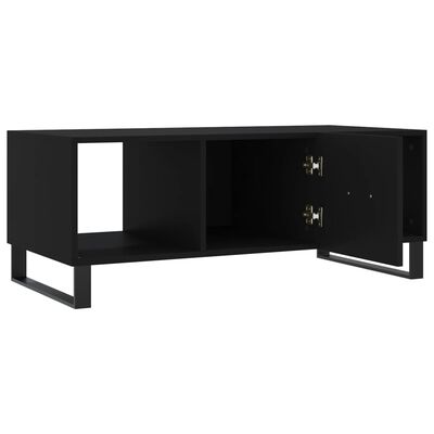 vidaXL Couchtisch Schwarz 102x50x40 cm Holzwerkstoff