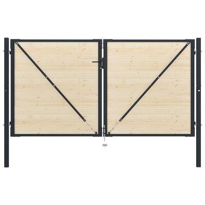 vidaXL Zaunlatten 40 Stk. 134 cm Massivholz Fichte