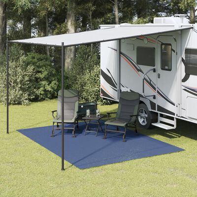 vidaXL Campingteppich Blau 3,5x2,5 m