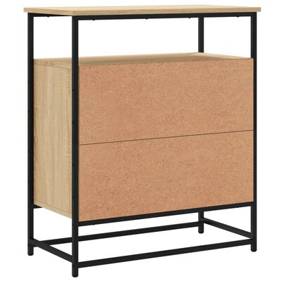 vidaXL Sideboard Sonoma-Eiche 69x35x80 cm Holzwerkstoff