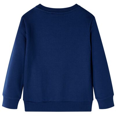 Kinder-Sweatshirt Marineblau 128