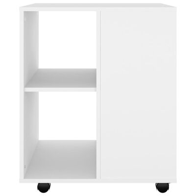 vidaXL Rollschrank Weiß 60x53x72 cm Holzwerkstoff