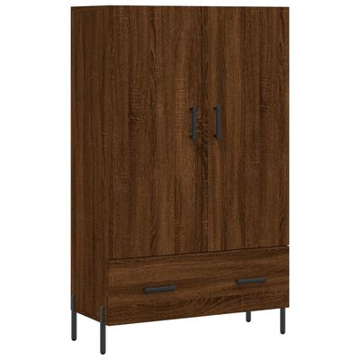 vidaXL Highboard Braun Eichen-Optik 69,5x31x115 cm Holzwerkstoff