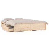 vidaXL Bett mit Schubladen 120x190 cm