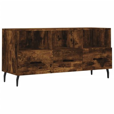 vidaXL TV-Schrank Räuchereiche 102x36x50 cm Holzwerkstoff