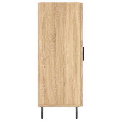 vidaXL Sideboard Sonoma-Eiche 34,5x34x90 cm Holzwerkstoff