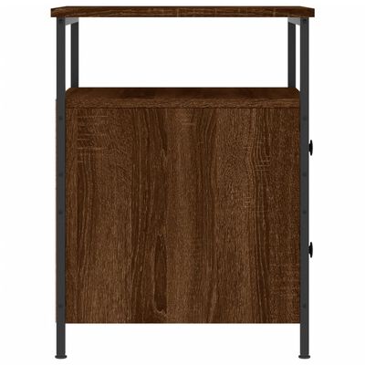 vidaXL Nachttische 2 Stk. Braun Eichen-Optik 44x45x60 cm Holzwerkstoff