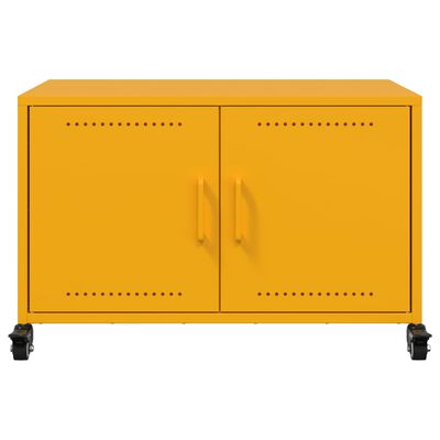 vidaXL TV-Schrank Senfgelb 68x39x43,5 cm Stahl