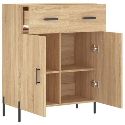 vidaXL Sideboard Sonoma-Eiche 69,5x34x90 cm Holzwerkstoff