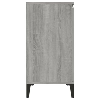 vidaXL Sideboard Grau Sonoma 104x35x70 cm Holzwerkstoff