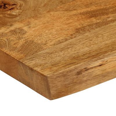 vidaXL Tischplatte mit Baumkante 100x60x2,5 cm Massivholz Mango