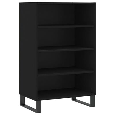 vidaXL Highboard Schwarz 57x35x90 cm Holzwerkstoff