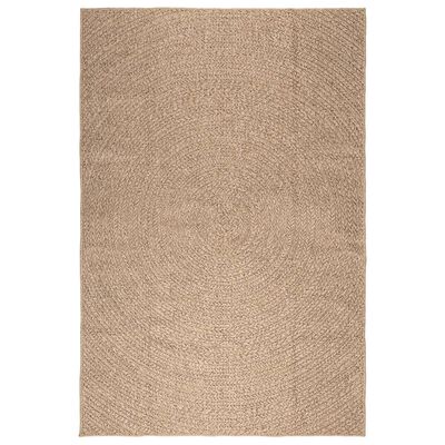 vidaXL Teppich ZIZUR 200x290 cm Jute-Optik Indoor und Outdoor