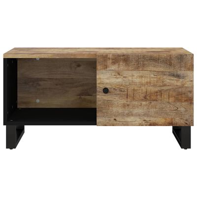 vidaXL Couchtisch 80x50x40 cm Massivholz Mango & Holzwerkstoff