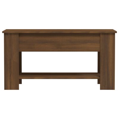 vidaXL Couchtisch Braun Eichen-Optik 101x49x52 cm Holzwerkstoff