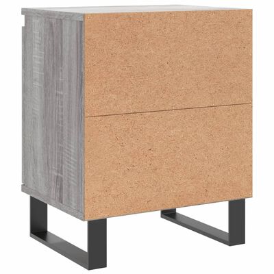 vidaXL Nachttisch Grau Sonoma 40x30x50 cm Holzwerkstoff