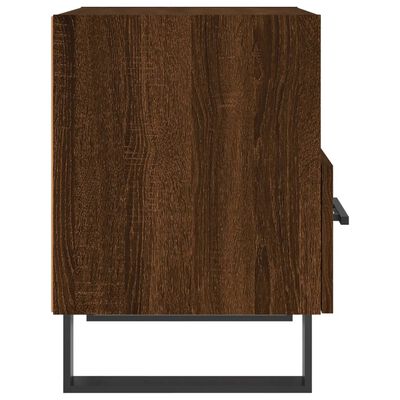 vidaXL Nachttische 2Stk. Braun Eichen-Optik 40x35x47,5cm Holzwerkstoff