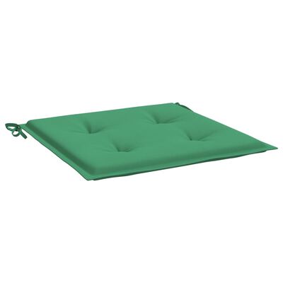 vidaXL Gartenstuhl-Kissen 4 Stk. Grün 50x50x3 cm Oxford-Gewebe