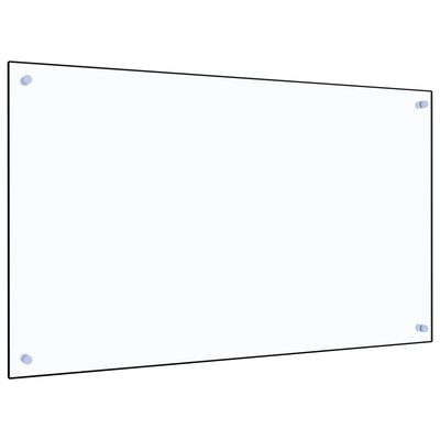 vidaXL Küchenrückwand Transparent 100×60 cm Hartglas