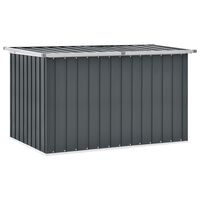 vidaXL Gartenbox Grau 149x99x93 cm