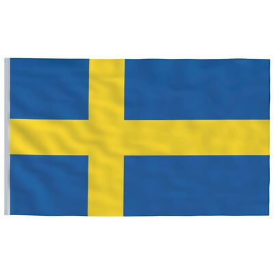 vidaXL Flagge Schwedens 90 x 150 cm