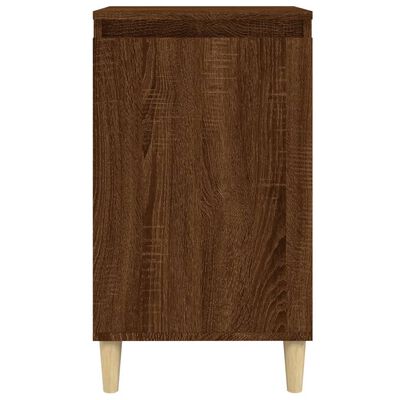 vidaXL Nachttisch Braun Eichen-Optik 40x35x70 cm Holzwerkstoff