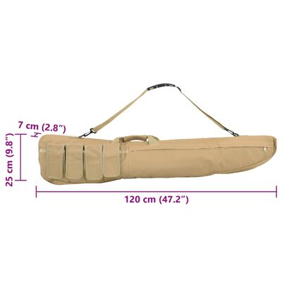 vidaXL Gewehrtasche mit Schultergurt 120 cm Oxford-Gewebe