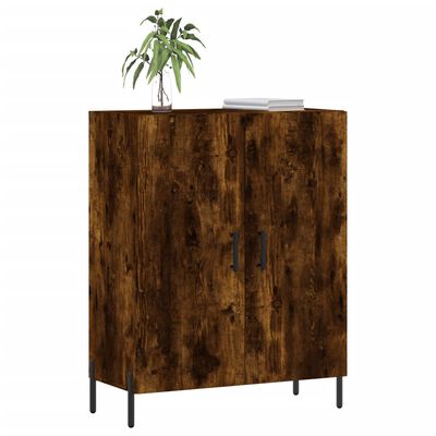 vidaXL Sideboard Räuchereiche 69,5x34x90 cm Holzwerkstoff