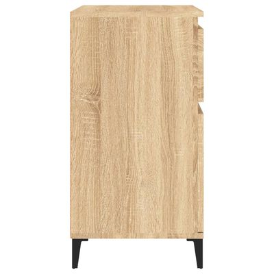 vidaXL Sideboard Sonoma-Eiche 60x35x70 cm Holzwerkstoff