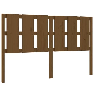 vidaXL Bett-Kopfteil Honigbraun 155,5x4x100 cm Massivholz Kiefer