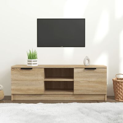 vidaXL TV-Schrank Sonoma-Eiche 102x35x36,5 cm Holzwerkstoff