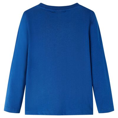 Kinder-Langarmshirt Dunkelblau 128